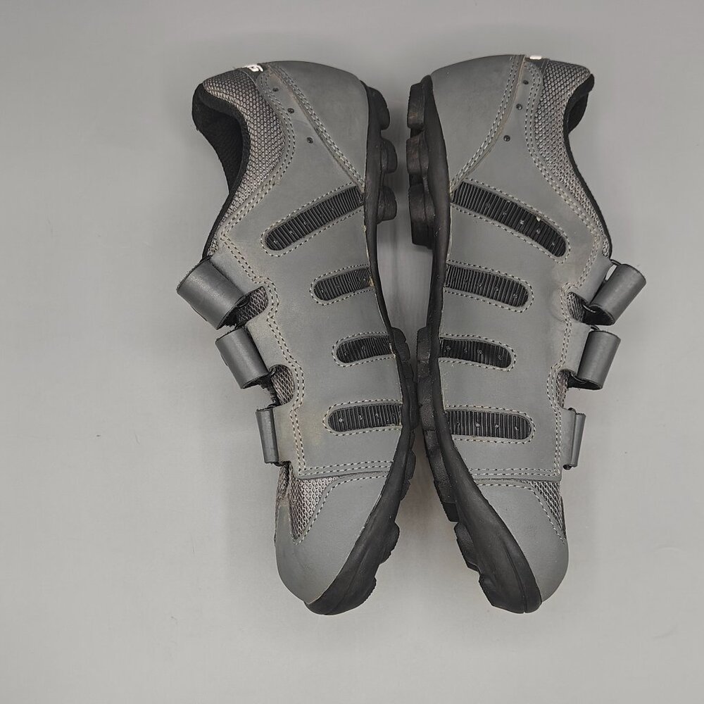 EUC Shimano SPD Men's Gray Cycling Mountain Bike Shoes US Sz 8.5 EUR 42 M-1206G - Picture 6 of 11
